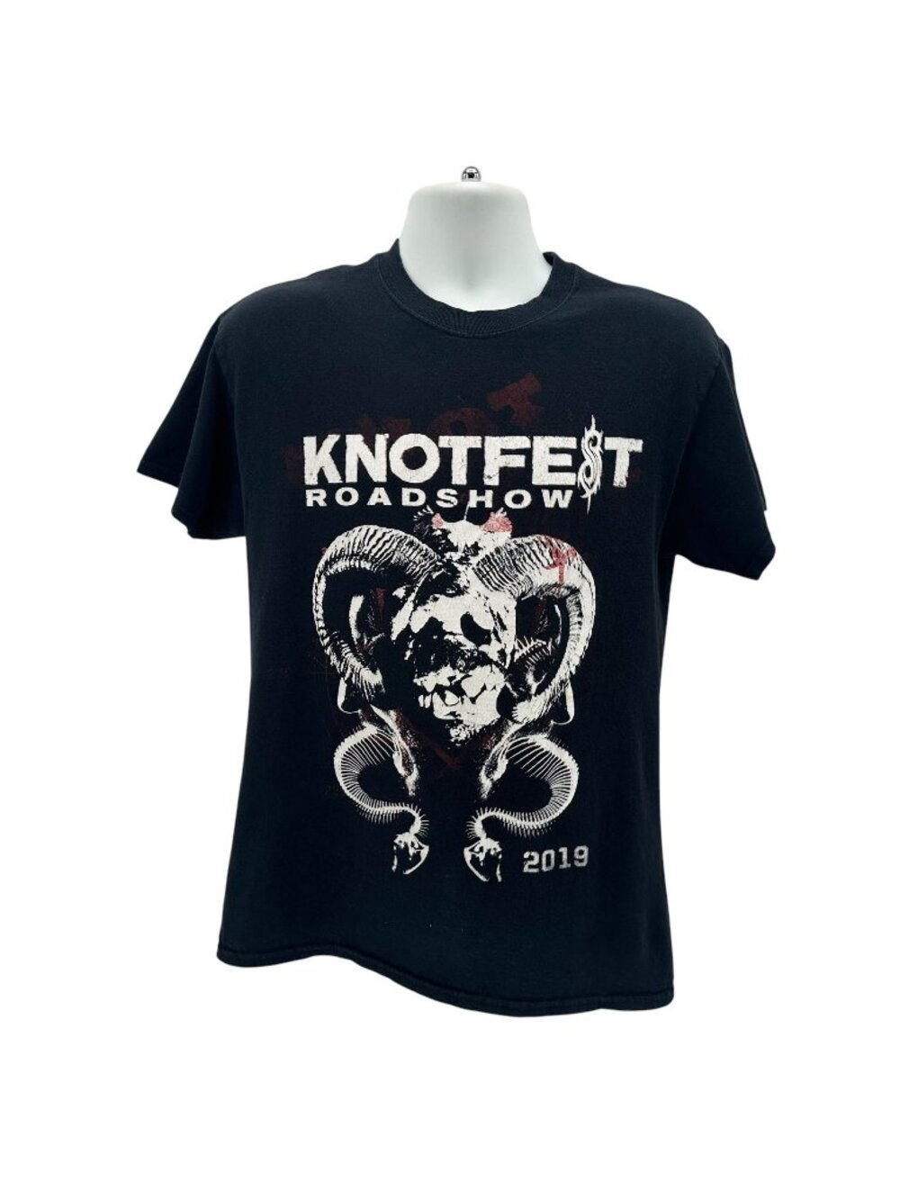 Slipknot Mens Medium Shirt Knotfest Roadshow Festival 2019 Graphic T-Shirt Black